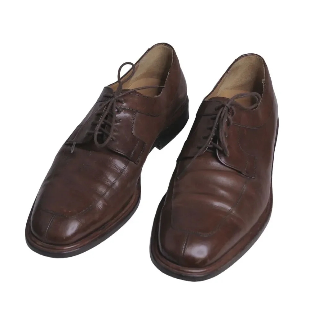 Mezlan Fiore Made in Spain Black Leather Split Toe Derby Dress Shoes Men's 9.5W